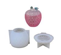 Creative Fruit Design Silicone Mold for Resin Storage Jars Craft Gifts and Organizers Projects Craft Supplies Silicone Mold