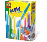 Creative fun - coloring by blowing