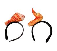 Creative Funny Wingettes Veggie Ice Cream Hairband Comfortable Stretchy Fabric Headwear for Daily Use Cosplay Gift Concept Gift Hair Accessory for Kids
