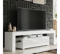 Creative Furniture Aria Tv Unit 160Cm - White With Gloss Doors