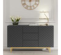 Creative Furniture Diamond Luxe Sideboard 140Cm - Dark Grey