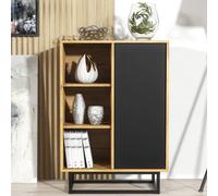 Creative Furniture Elysian Loft Sideboard 100cm - Dark Oak & Black Creative Furniture Multicolor