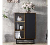 Creative Furniture Elysian Loft Sideboard 100Cm - Rustic & Black Multi One Size