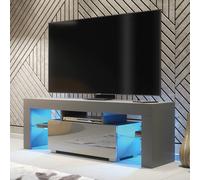 TV Unit 130cm Sideboard Cabinet Cupboard TV Stand Creative Furniture Dark Grey One Size