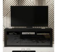 Creative Furniture Shine Tv Unit 160Cm - Black With Gloss Doors