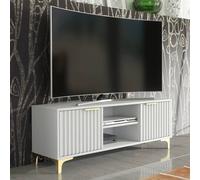 Creative Furniture Tide Crest Tv Unit 120Cm - White & Gold White