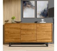 Creative Furniture Vista Loft Sideboard 140Cm - Dark Oak In Brown Brown One Size