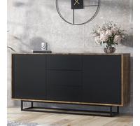 Sideboard 140cm Sideboard Cabinet Cupboard TV Stand Creative Furniture Dark Brown One Size