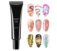 Creative Gel for Nail Craft - Gloss Finish Easy Shape, Multi-Use Design Paste | Super Strong Molding Durable Nail Enhancement for Wedding, Photoshoot, Night Out, At-Home, Artistic Expression