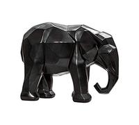 Creative Geometric Elephant Statue Sculpture Animal Statuette Figurine Home Indoor Living Room Wine Cabinet Home Decoration Ornament Furnishings Resin Crafts Gifts Art collection