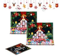 Creative Gift Cards - 3D Christmas Greeting Cards, Blank Cards with Envelopes for Him, Christmas Cards Boxed Male Boys Teens Young Grandad Grandad Wife Husband Son