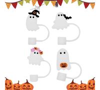 Creative Gift: Enhance Your Halloween bash with Fun Drink Accessories Featuring Festive Shapes, Ideal for Creative Gifting and Seasonal Decoration, Adding a Spooky Yet Charming Touch to Every sip