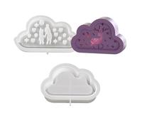 Creative Gift Making Silicone Mold for Crafting Cloud Silhouettes Night Lamps Ideal for Family Craft Activities Homes Decoration Lamp Mold