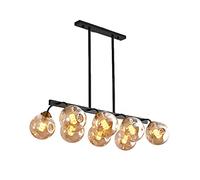 Creative Glass Bubble Chandelier, E27 Nordic Modern Concise Magic Bean Light for Bar Counter Dining Table
