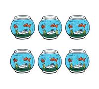 Creative Goldfish Enamel Lapel Pins for Men Women Creative Fish Farming Zinc Alloy Lapel Pins for Friends Parents Guide Birthday New Year Retirement One Size Zinc, one size, Zinc, No Gemstone