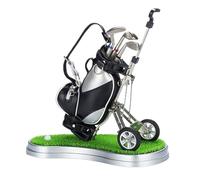 Creative Golf Club Pen Set: Miniature Golf Bag Desk Decor Golf Bag Pen Holder - Unique Golf Souvenirs for Dad, Husband