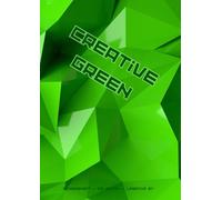 CREATIVE GREEN: SCHREIBHEFT - 100 Seiten - Lineatur 27 - cooles Coverdesign in knallgrün und 3D-Style - modern & ansprechend