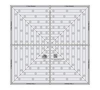 Creative Grids 37cm Square it Up & Fussy Cut Ruler