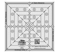 Creative Grids 6 1/2 X 6 1/2 Square It up & Fussy Cut Ruler cgrsq6 by Creative Grids