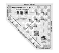 Creative Grids Non-Slip Pineapple Trim Tool Mini Quilt Ruler
