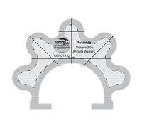 Creative Grids Petunia Machine Quilting Tool - CGRQTA10 - USA Made Acrylic Quilting & Sewing Template Ruler