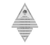 Creative Grids Strippy Stars Tool 5in x 7-1/2in Quilt Ruler - CGRDH2