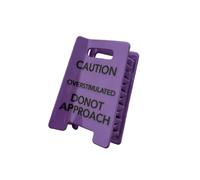 Creative Hair Clamp Caution Overstimulated Sign Buns Holder Headdress Enhancing Humor for Everyday Use Funny Hair Barrettes