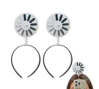 Creative Hairpin | Funny Hairpin Rotating Loading Symbol Hairband | Stylish Hair Clips Photo Props for Concert Holiday Music Festival Parade Theme Gatherings Live Presentations