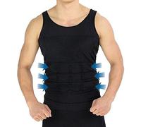 Creative Handy Date Night Ideas XL BLACK/Mens Slimming Vest/Instant Abs/Mens Gym Wear/Mens Slimming Body Shaper Belt Underwear/Waist Training Corsets For Men/Mens Bodysuit (BLACK, XL)