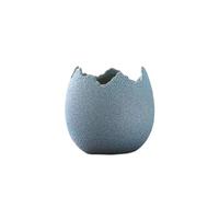 Creative Hanging Planter Pot for Succulents & Orchids - Breathable Ceramic Flower Pot, Rustic Design, Blue, Medium Size - Ideal for Indoor & Outdoor Decor