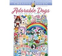 Creative Haven Adorable Dogs Coloring Book