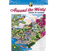 Creative Haven Around the World Color by Number