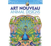 Creative Haven Art Nouveau Animal Designs Coloring Book
