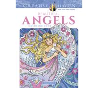 Creative Haven Beautiful Angels Coloring Book