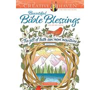 Creative Haven Beautiful Bible Blessings Coloring Book