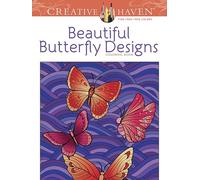 Creative Haven Beautiful Butterfly Designs Coloring Book