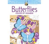 Creative Haven Butterflies Color by Number Coloring Book