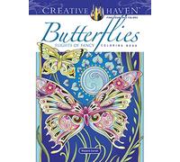 Creative Haven Butterflies Flights of Fancy Coloring Book