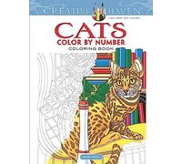 Creative Haven Cats Color by Number Coloring Book