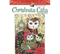 Creative Haven Christmas Cats Coloring Book