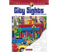 Creative Haven City Sights Color by Number