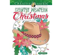 Creative Haven Country Western Christmas Coloring Book