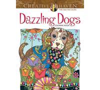 Creative Haven Dazzling Dogs Coloring Book