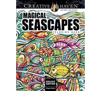 Creative Haven Deluxe Edition Magical SeaScapes Coloring Book