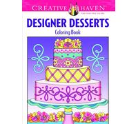 Creative Haven Designer Desserts Coloring Book