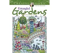 Creative Haven Entangled Gardens Coloring Book