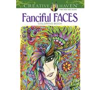 Creative Haven Fanciful Faces Coloring Book