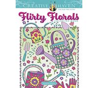 Creative Haven Flirty Florals Coloring Book