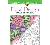 Creative Haven Floral Design Color By Number Coloring Book