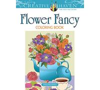 Creative Haven Flower Fancy Coloring Book
